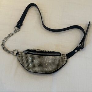 Alexander Wang Attica Rhinestone Soft Mini Belt bag/Fanny Pack